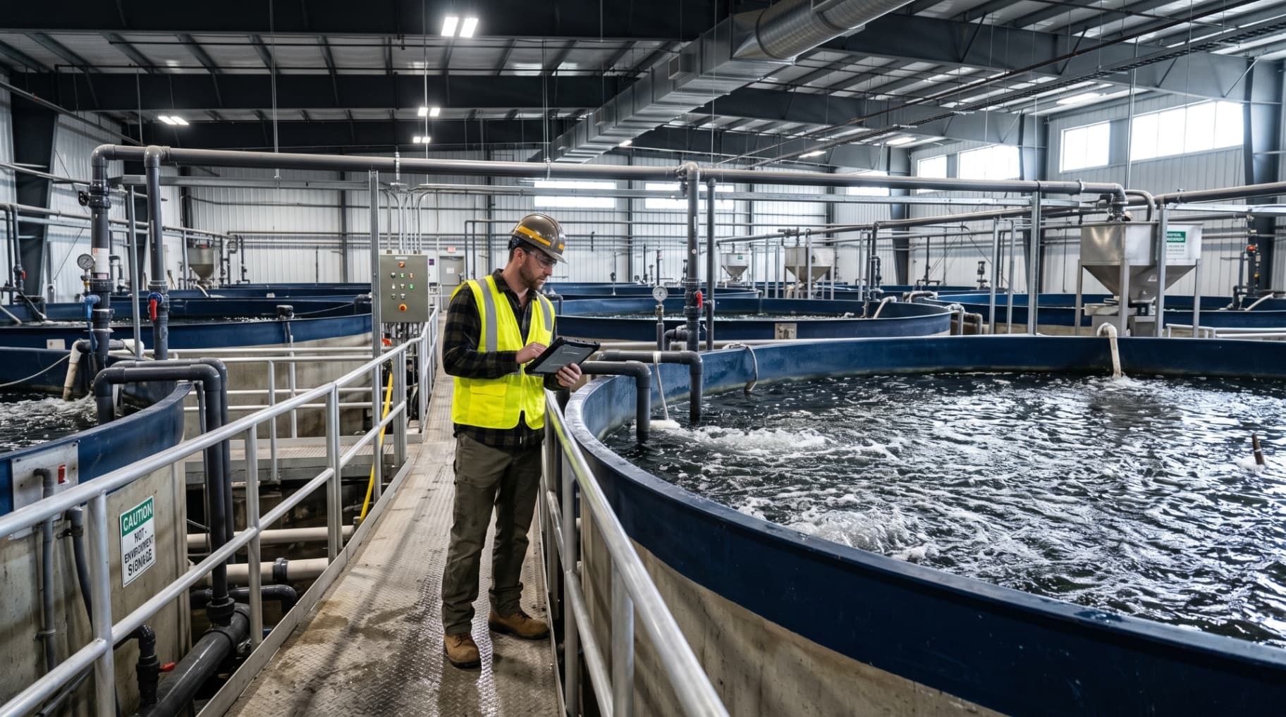 Dimensionamiento de sistemas de oxigenación para granjas comerciales de piscicultura: Fórmulas y parámetros de diseño